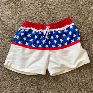 Chubbies Uncle Sammie’s patriotic swim trunks